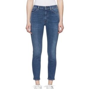 Acne Studios Bla Konst Peg Mid Blue Denim Jeans Tag 29 actual 26/28 Italy
